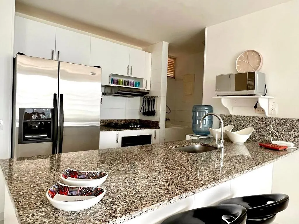 Hermoso Apartamento Familiar /Acceso Directo A La Playa. Morros 3 Cartagena Colombia
