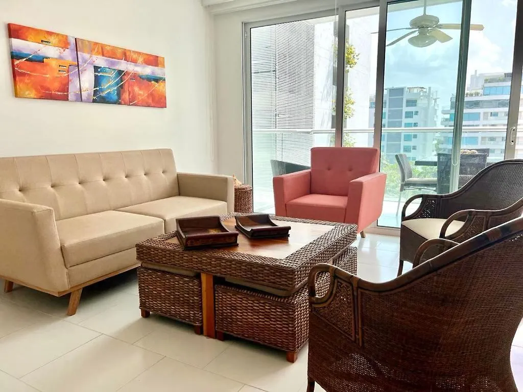 Hermoso Apartamento Familiar /Acceso Directo A La Playa. Morros 3 Cartagena Apartment