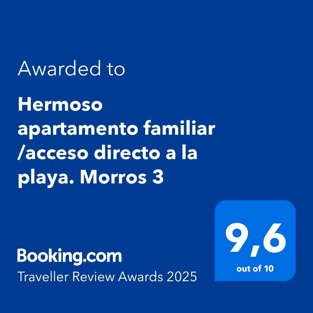 Apartment Hermoso Apartamento Familiar /Acceso Directo A La Playa. Morros 3 Cartagena